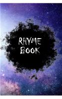 Rhyme Book Notebook Journal