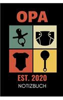 Opa Est. 2020 Notizbuch