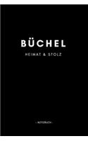Büchel: Notizbuch A5 120 Seiten Dotted - Punktraster Notizblock/Journal/Notebook für deine Stadt.