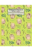 Hedgehogs Composition Notebook