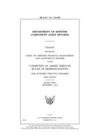 Department of Defense component audit efforts