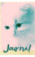 Kitten-cover Journal: Personal Blank Notebook with Lines for Writing & Journaling, Diary