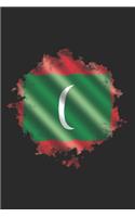Maldives Notebook: Maldives Notebook - college book - diary - journal - booklet - memo - composition book - 120 sheets - Dot Grid paper 6x9 inch