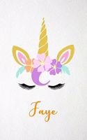 Faye A5 Lined Notebook 110 Pages