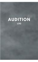 Auditions Log: Log Book for Actors, Singers and Performers - 120 Pages With Audition Sheets