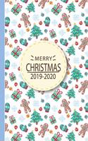 Christmas Notebook: Ruled Notebook Lined School Journal Cute Bear Cover- 120 Pages - 6 x 9" - Green Red White (Composition Books) - Christmas gift