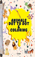 Animals Dot to Dot & Coloring