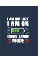 I am not lazy