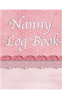 Nanny Log Book: Baby Log, Parents or Day Care Provider Can Track Daily Feeding, Diaper Changes - Sleep Time - Emergency Contacts - Pink Boarders