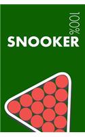 Snooker Notebook: Blank Lined Snooker Journal for Player and Coach