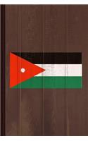Jordan Flag Journal Notebook: Blank Lined Ruled for Writing 6x9 110 Pages