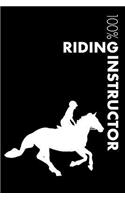 Horse Riding Instructor Notebook