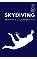 Skydiving Training Log and Diary: Training Journal for Skydiving - Notebook(1 Skydiving)
