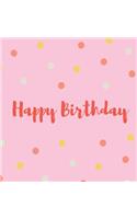 Happy Birthday Guest Book (Hardcover)