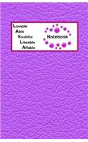 Lovable Able Youthful Likeable Affable Notebook