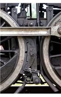 Steam Locomotive Notebook: 150 lined pages, softcover, 6 x 9
