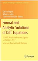 Formal and Analytic Solutions of Diff. Equations