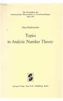 Topics in Analytic Number Theory
