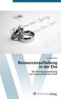 Ressourcenaufteilung in der Ehe