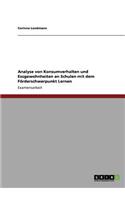 Analyse von Konsumverhalten und Essgewohnheiten an Schulen mit dem Förderschwerpunkt Lernen