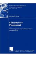Contractor-Led Procurement