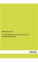 Zur Bedeutung des schwachen Präteritums der germanischen Sprachen