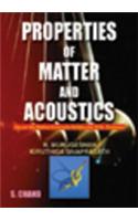 Properties Of Matter And Acoustics: For B. Sc