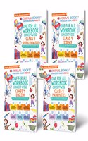 Oswaal One For All Workbook Class 4 English, Math, Science & General Knowledge (Set of 4 Books) (For Latest Exam)