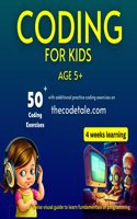 Coding for Kids, Age 5+, 50+ coding exercises and additional practice coding games with thecodetale platform