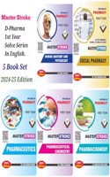 Chapter Wise Question Bank & Solved Papers D Pharma 1st Year (5 Books Set) In English, New Edition According To Latest Syllabus Of PCI