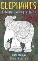 Cute Animal Coloring Books for Teens - Under 10 Dollars - Elephants