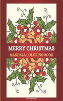 Merry Christmas Mandala Coloring Book