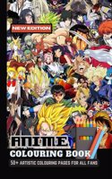 Anime Colouring Book: With 50+ Artistic Designs For All Fans | Perfect Gifts For Boys & Girls, Men & Women (Stress Relief & Enjoy)