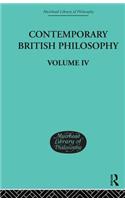 Contemporary British Philosophy