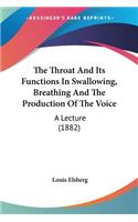 Throat And Its Functions In Swallowing, Breathing And The Production Of The Voice