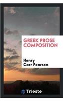 Greek Prose Composition