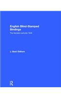 English Blind Stamped