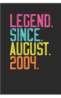 Legend Since August 2004