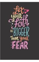 Notebook: College Ruled 6x9 120 Pages Christian Bible Religious Quote Vers Faith Motivation