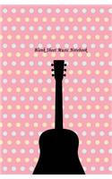 Blank Sheet Music Notebook