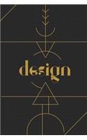 Design: Dot grid journal for designers to write in, draw, make art and templates, plan projects, and get creative - 6x9, 120 pages(13 Design)