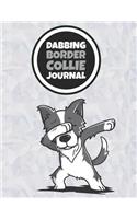 Dabbing Border Collie Journal: 120 Lined Pages Notebook, Journal, Diary, Composition Book, Sketchbook (8.5x11) For Kids, Border Collie Dog Lover Gift