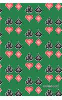Notebook: Playing Cards Journal