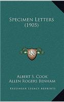Specimen Letters (1905)