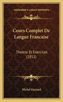 Cours Complet De Langue Francaise