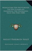 Beleuchtung Der Hauptgrunde Fur Den Glauben An Erinnerung Und Wiedersehn Nach Dem Tode (1828)