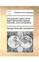 The dramatic works of the Right Honourable George Granville, Lord Lansdowne.: (English)