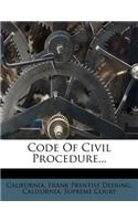 Code of Civil Procedure...