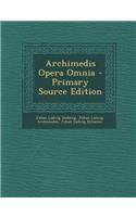 Archimedis Opera Omnia - Primary Source Edition