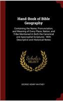 Hand-Book of Bible Geography